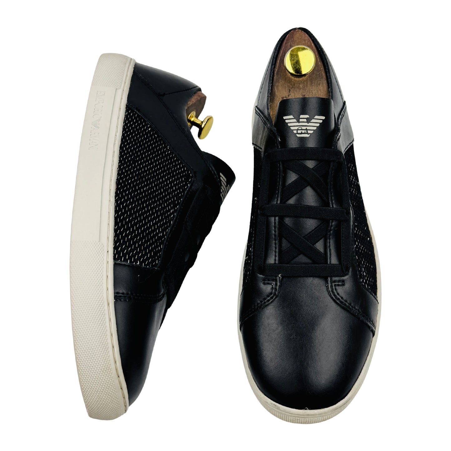 Emporio Armani Men's Low Top Sneakers (Size 42/42.5) - X4C472 XL205