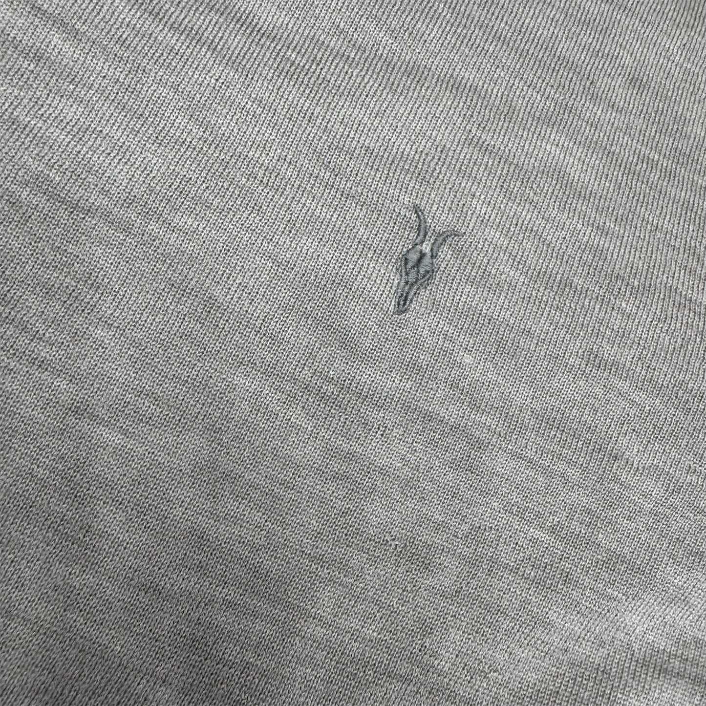 AllSaints Mode Merino Crew Neck Light Grey Sweater (Size Small)