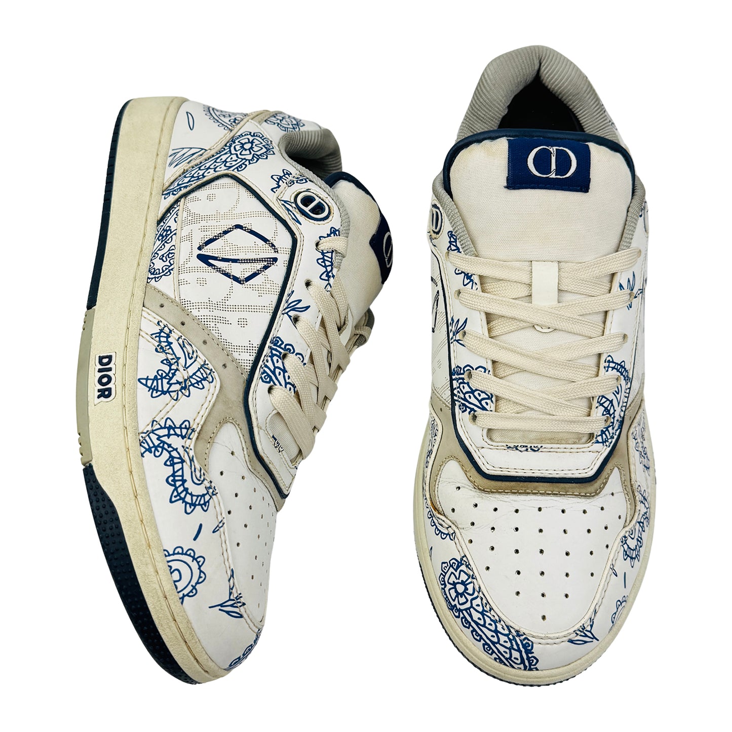 Dior B27 Low Top 'Paisley Pattern' Sneakers (Size 42)
