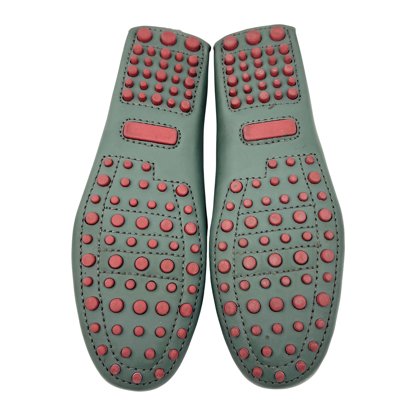 Calibre Men's Dark Green Driving Loafers (Size 42)