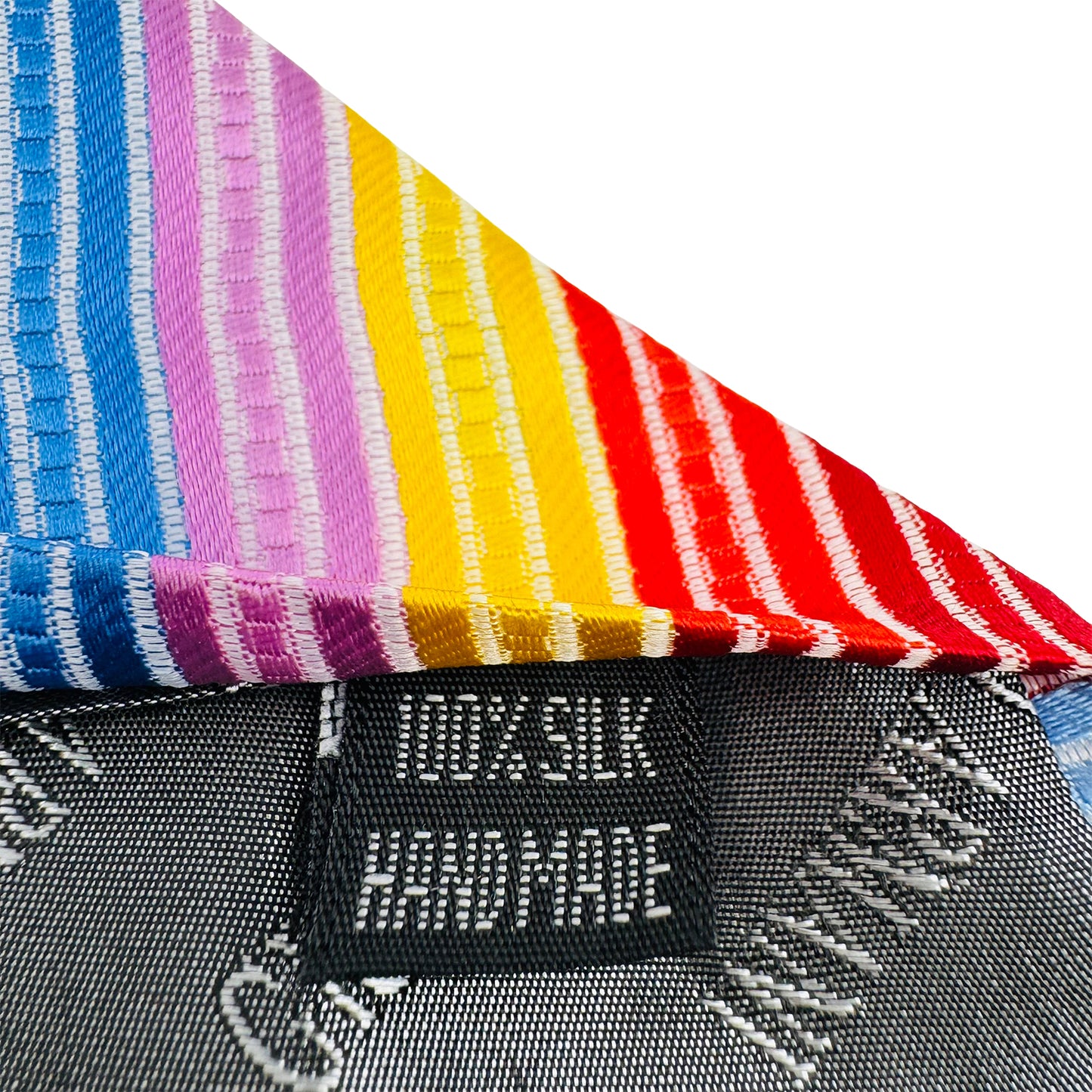 Giorgio Armani Multicolored 'Diagonal Stripes' Tie (Size Regular)