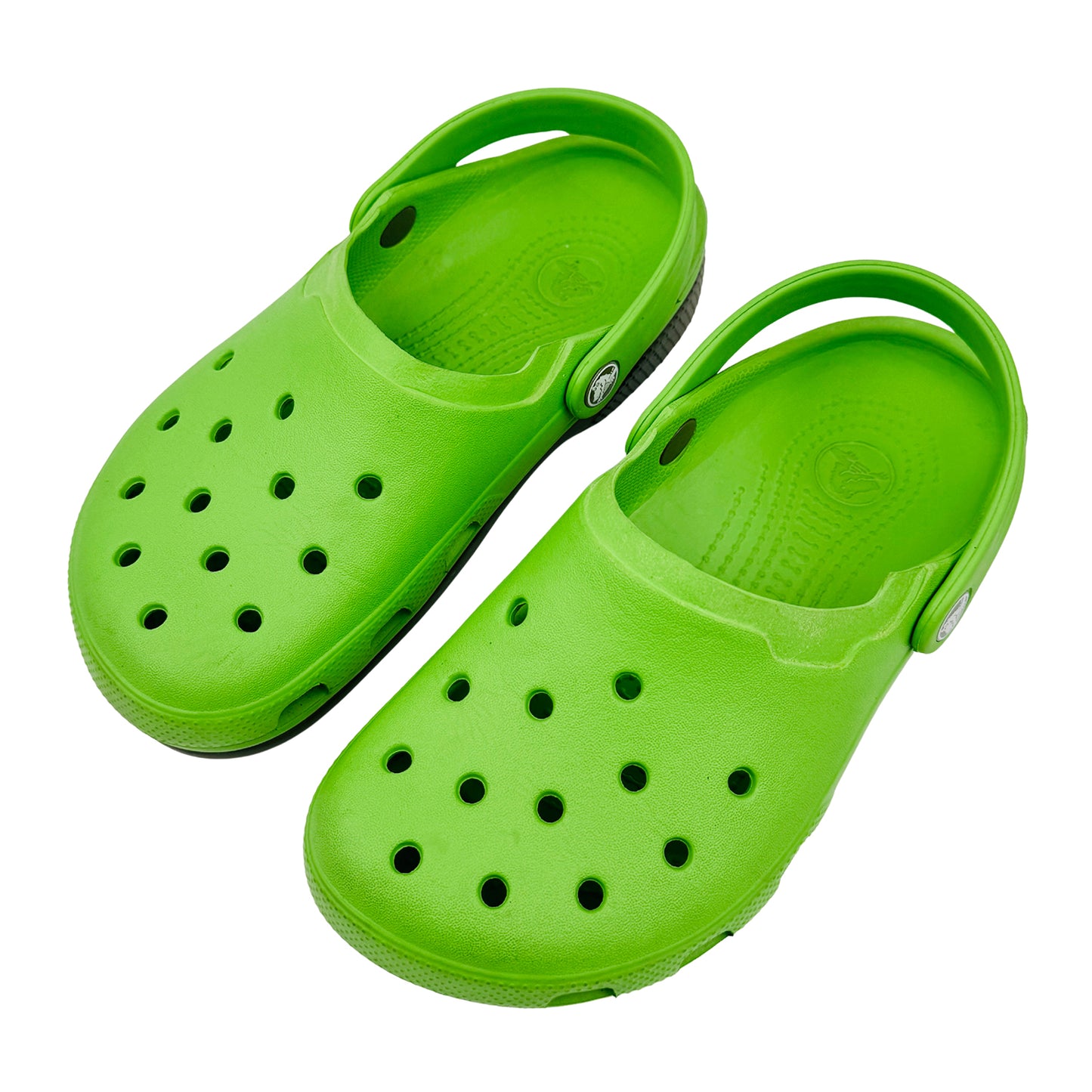 Crocs Classic Volt Green Foam Clogs (Size 37/38)