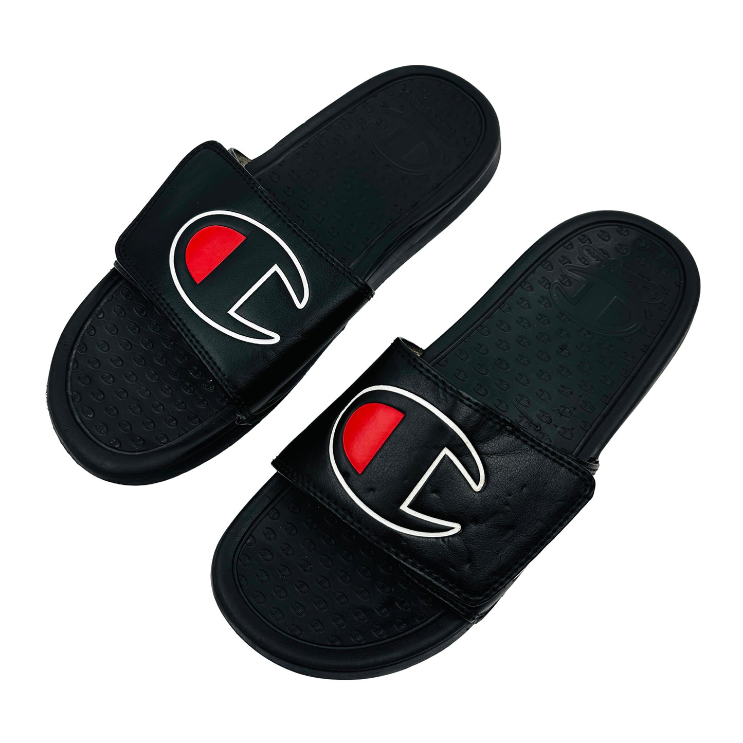 Champion Men's Super Black EVA Slides (Size 40)