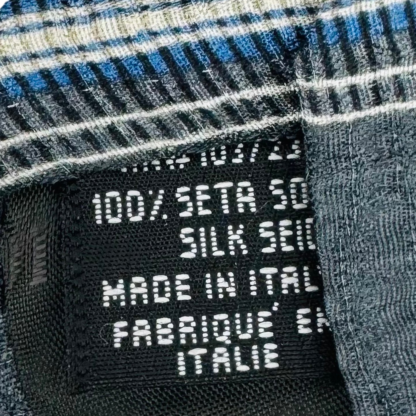 Giorgio Armani Dark Navy Silk Tie (Size Regular)