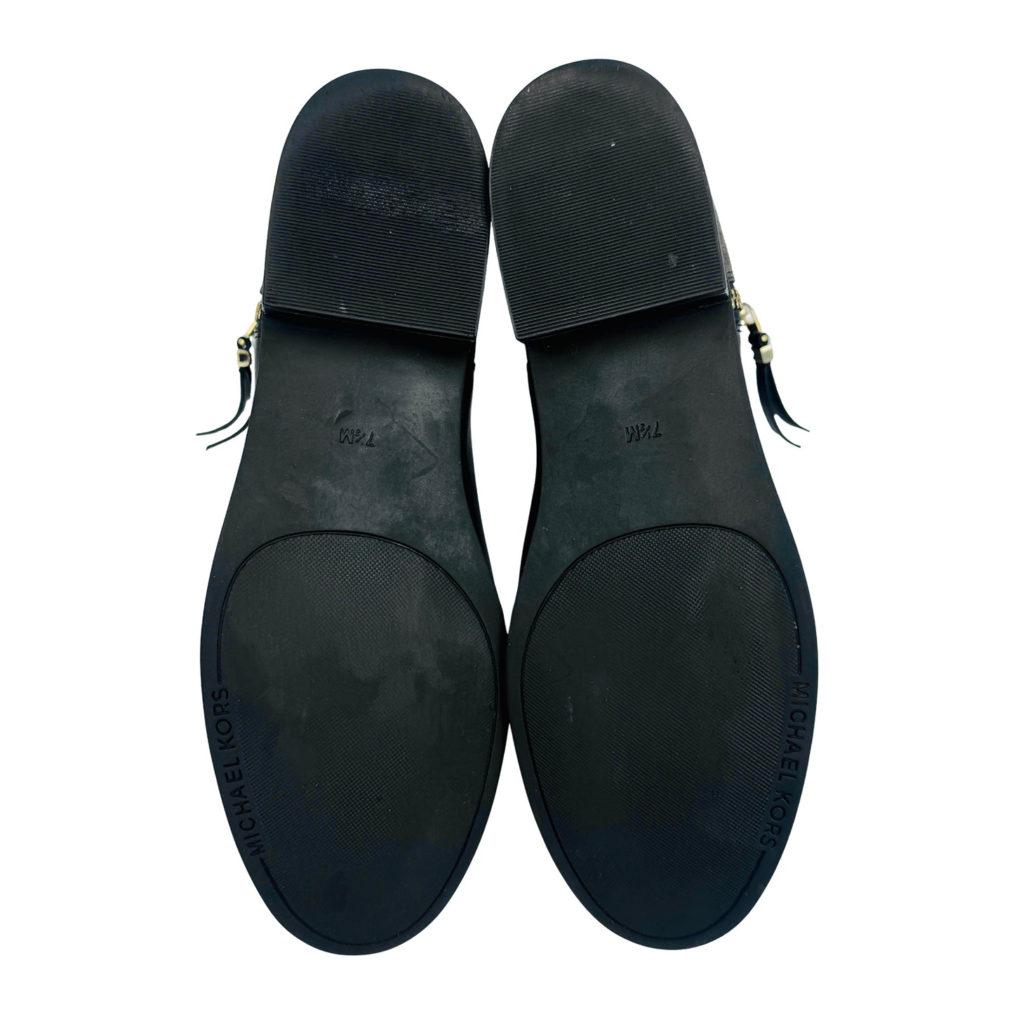 Michael Kors Britt Signature Logo Trim Ankle Boot (Size 37.5)