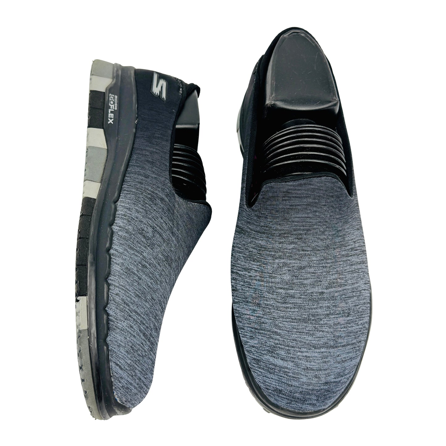 Skechers Go Flex 'Black Grey' Shoes (Size 36.5) - 14018 BKGY