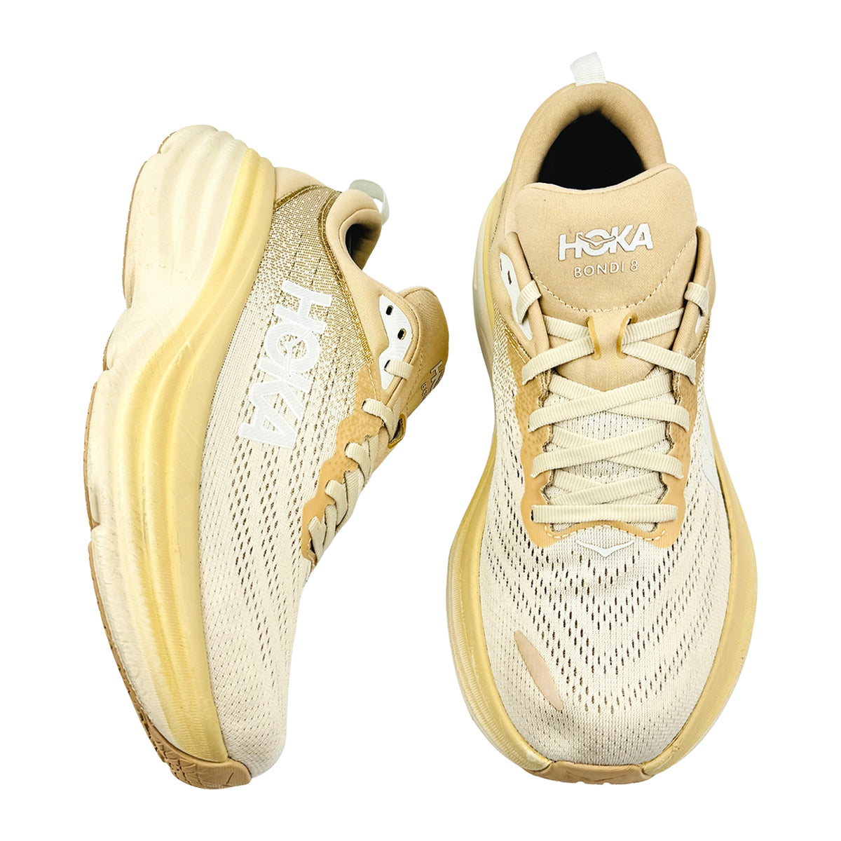 Hoka Bondi 8 'Shifting Sand' Shoes (Size 41.5) - 1127952-SSEG