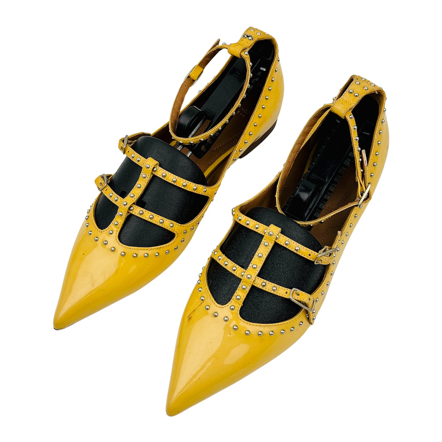 Givenchy Women's Yellow Pointed Toe Flats (Size 38)