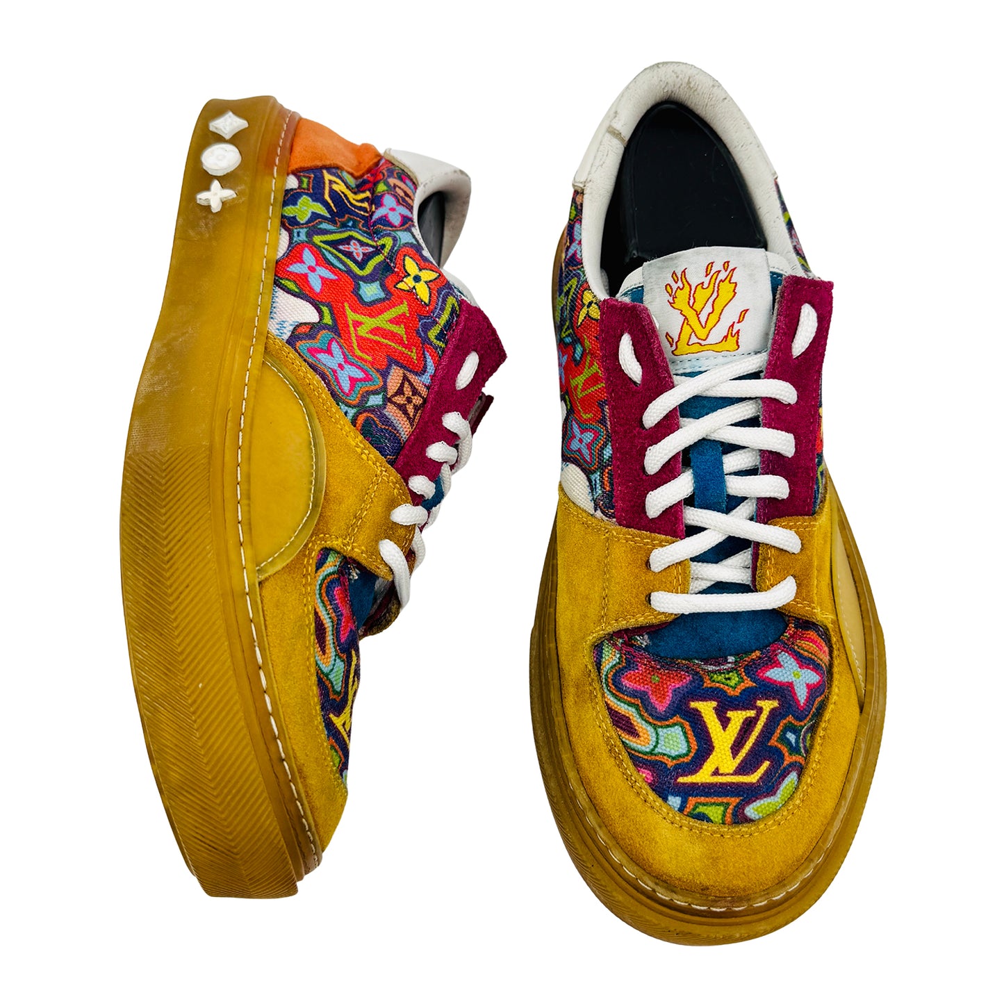 Louis Vuitton Ollie Yellow Sneakers (Size 40/40.5)