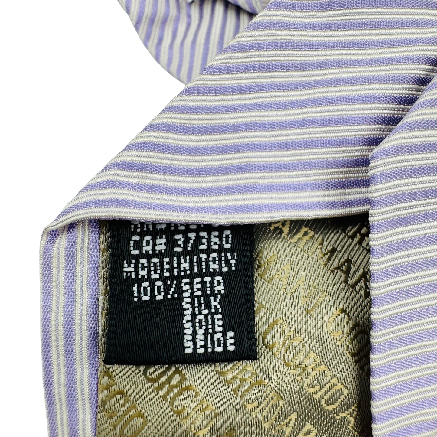 Giorgio Armani Light Lavender 'Narrow Stripes' Tie (Size Regular)