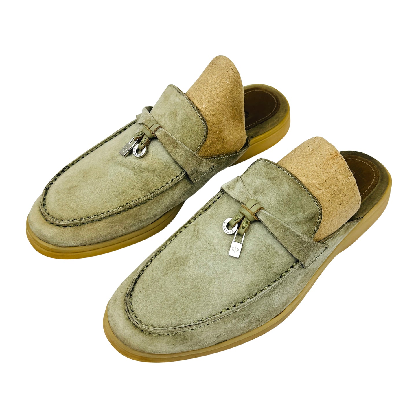 Loro Piana Babouche Charms Walk Mules (Size 36)
