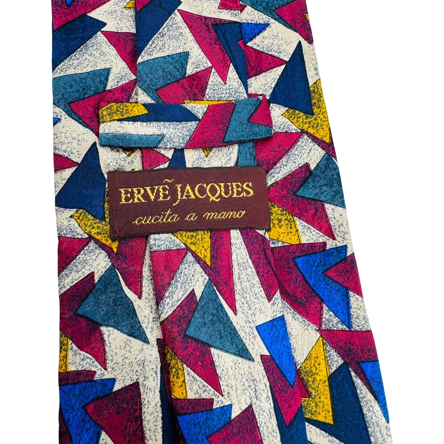 Ervé Jacques Multicolor 'Triangle Pattern' Tie (Size Regular)