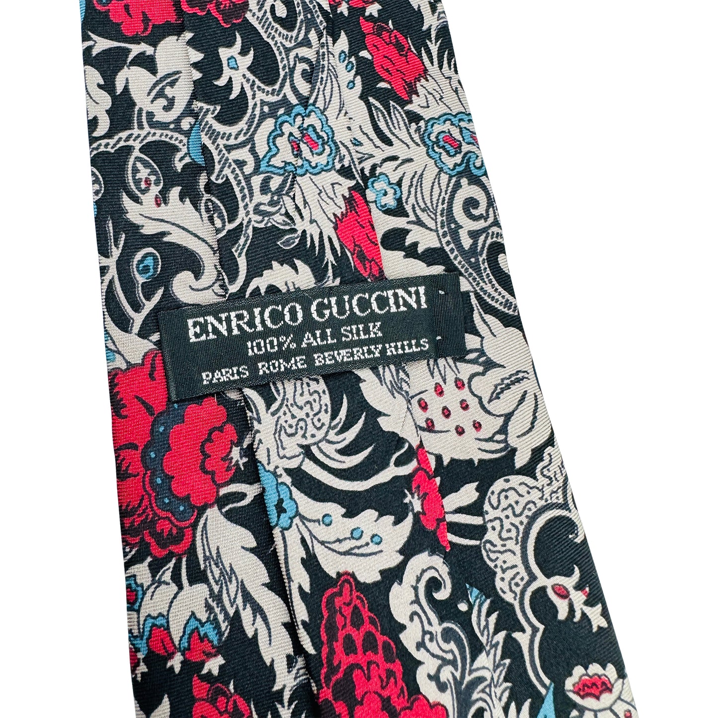 Enrico Guccini Multicolor 'Floral Pattern' Tie (Size Regular)