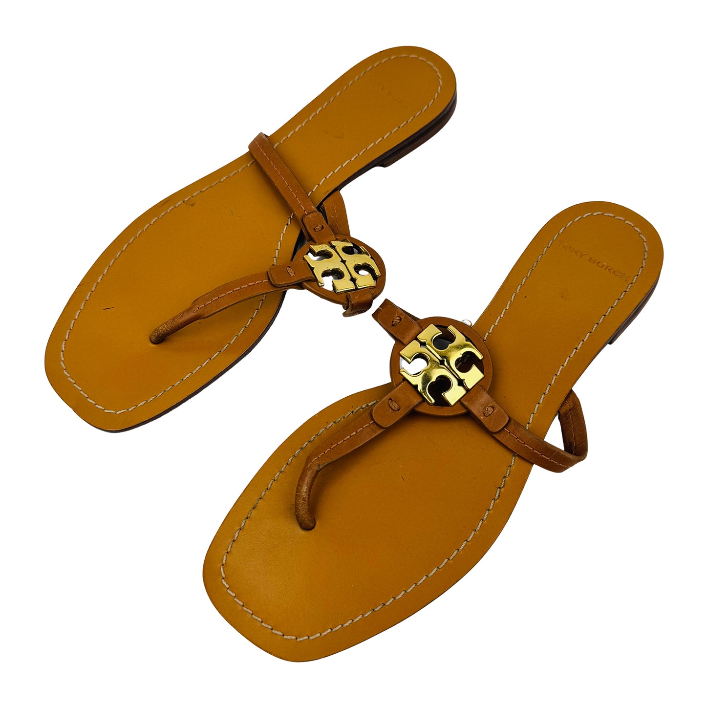 Tory Burch Women's Miller Brown Slippers (Size 37.5)