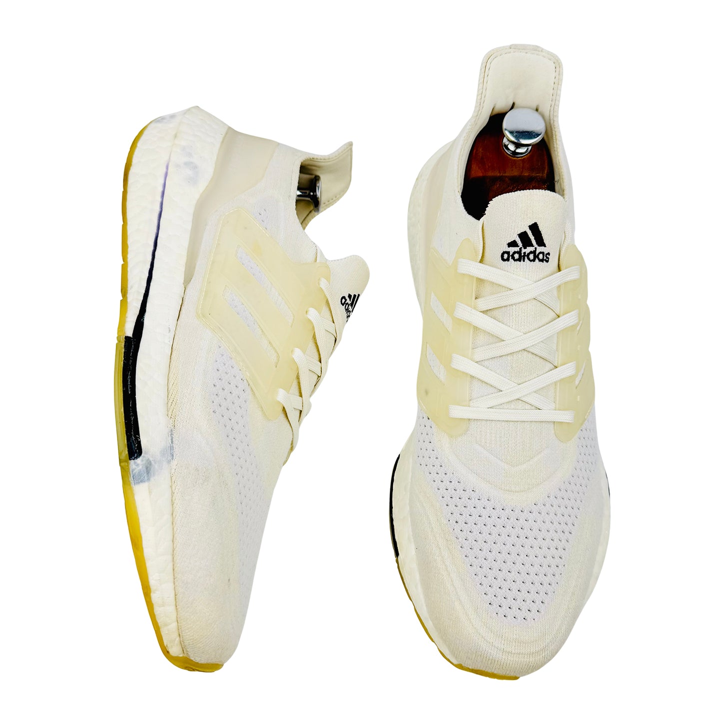 Adidas Ultraboost 21 White Shoes (Size 44) - FY0836