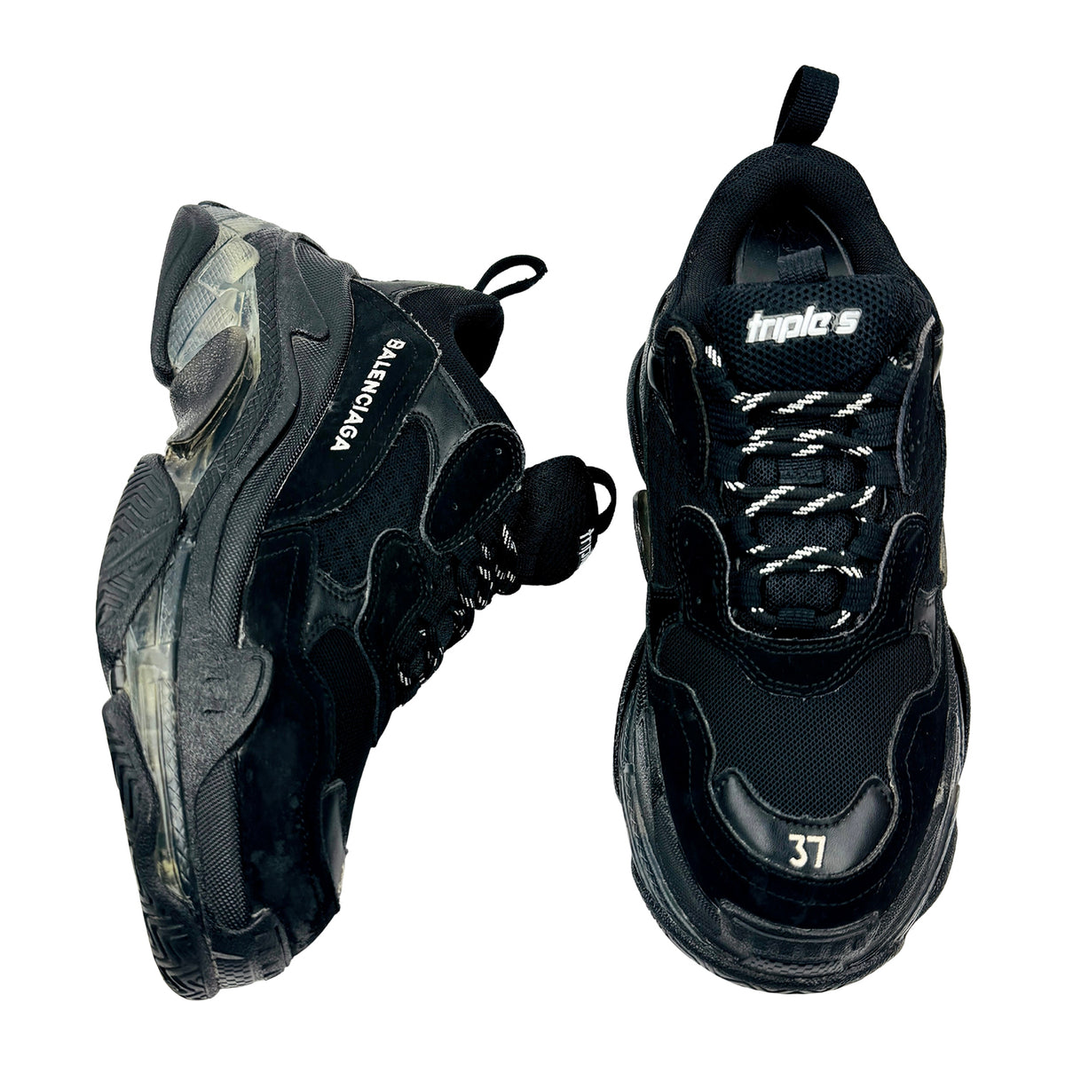Balenciaga Triple S 'Clear Sole' Sneakers (Size 37) - 544351