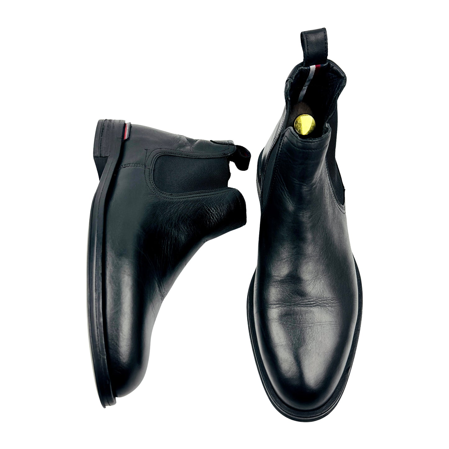 Tommy Hilfiger Core RWB Leather Chelsea Boots (Size 43) - FM0FM04806