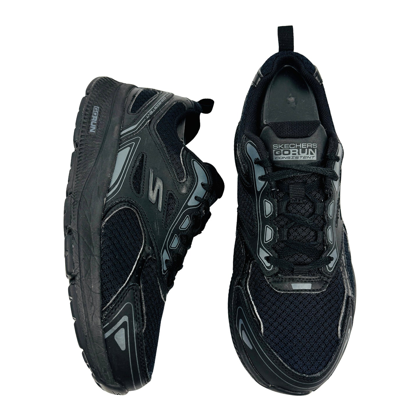 Skechers GO RUN Consistent Shoes (Size 37.5) - 128075 BBK