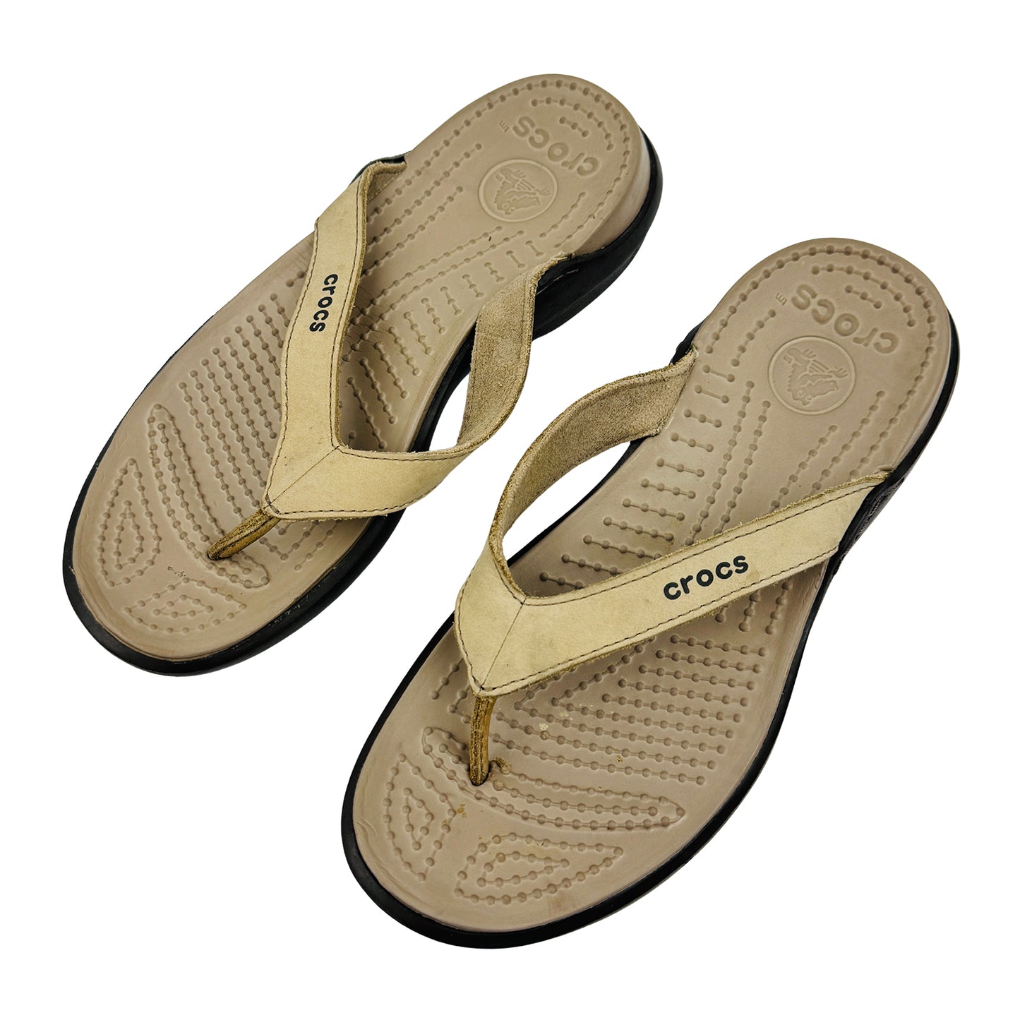 Crocs Capri V 'Beige Brown' Slippers (Size 39)