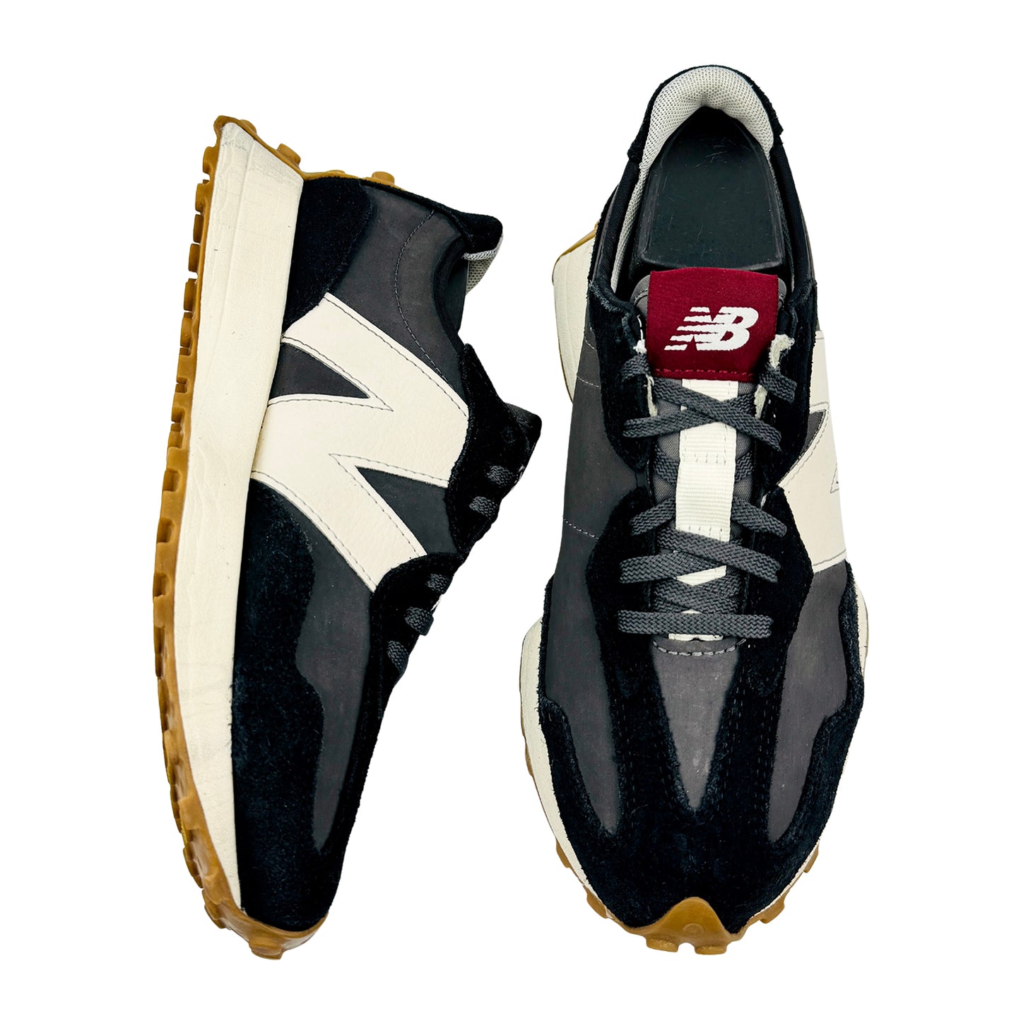 New Balance 327 'Black White' Sneakers (Size 39) - WS327KC