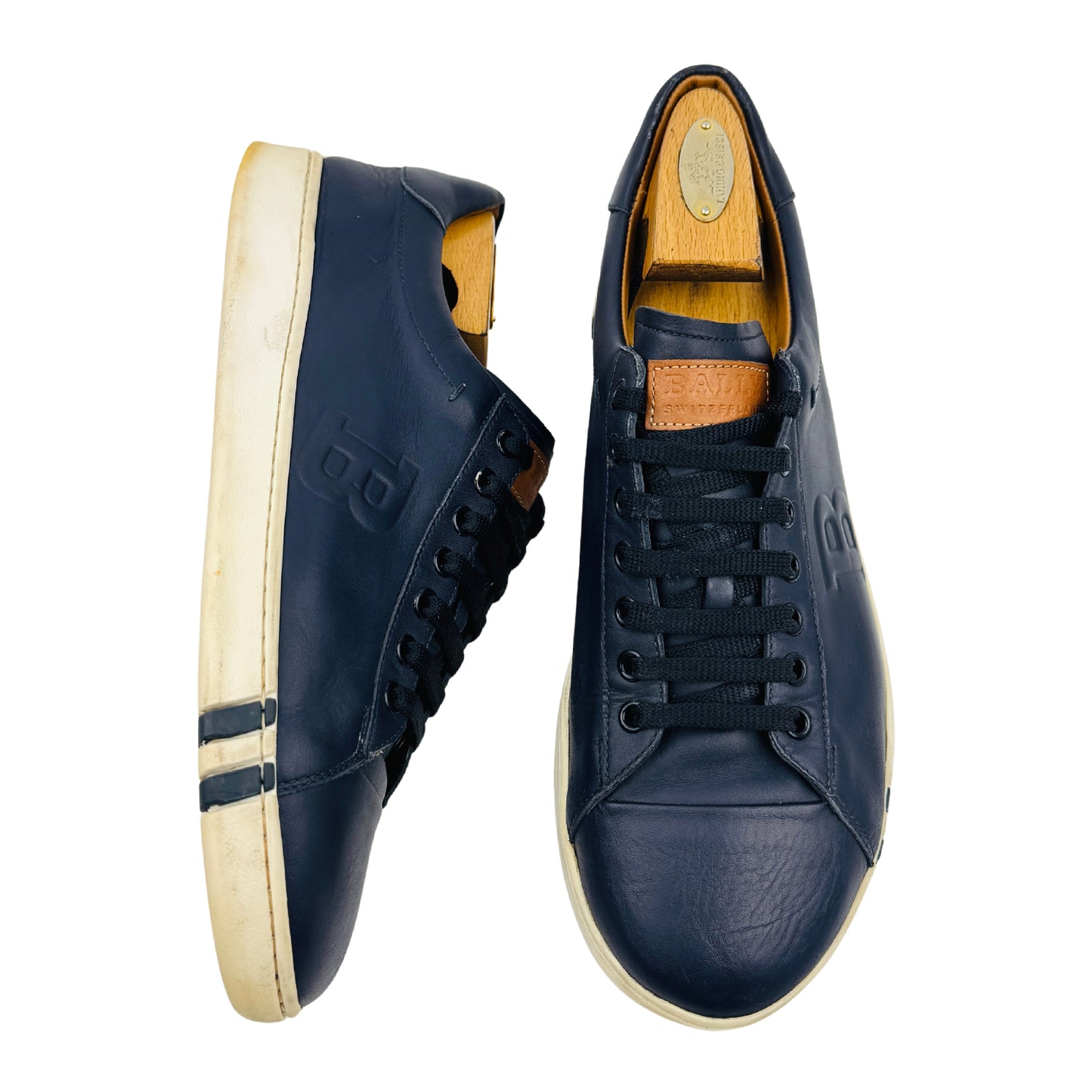 Bally Men's Asher Navy Blue Sneakers (Size 42.5)