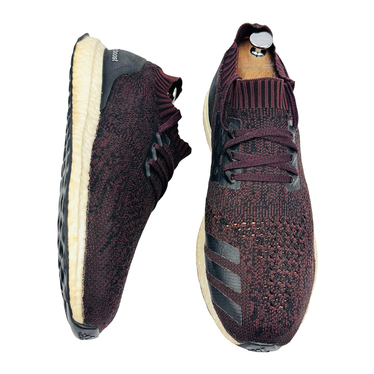 One Front One Cross image of Adidas Ultra Boost Uncaged Sneakers (Size 44.5) - BY2552