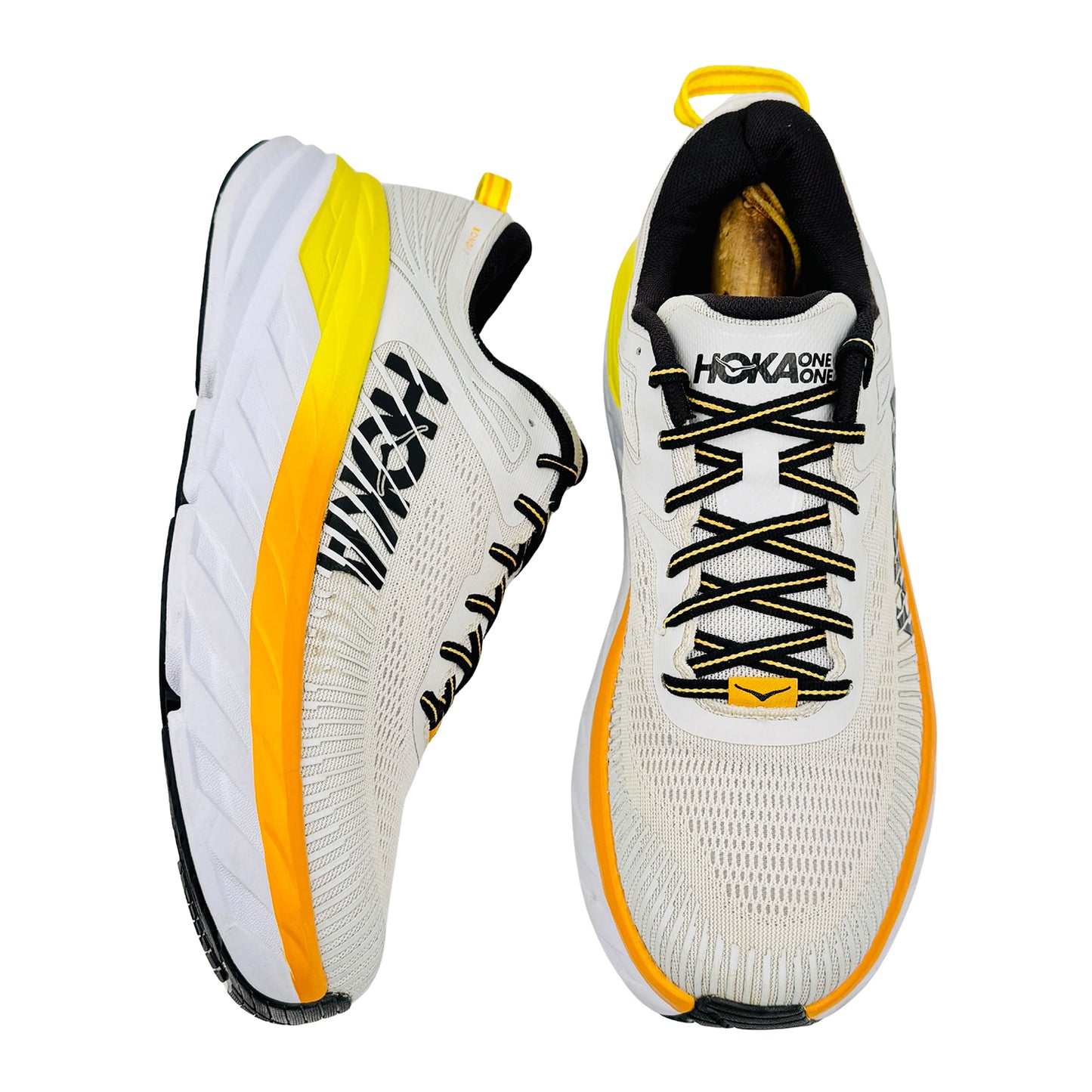 Hoka Men's Bondi 7 Shoes (Size 43.5) - 1110518 NCRY