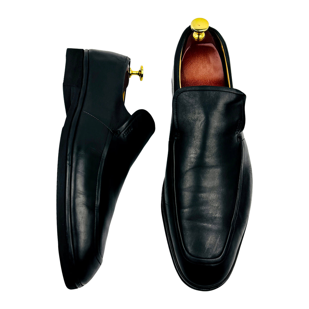 Bally Nexaro Black Leather Loafers (Size 44) - NEXARO-000