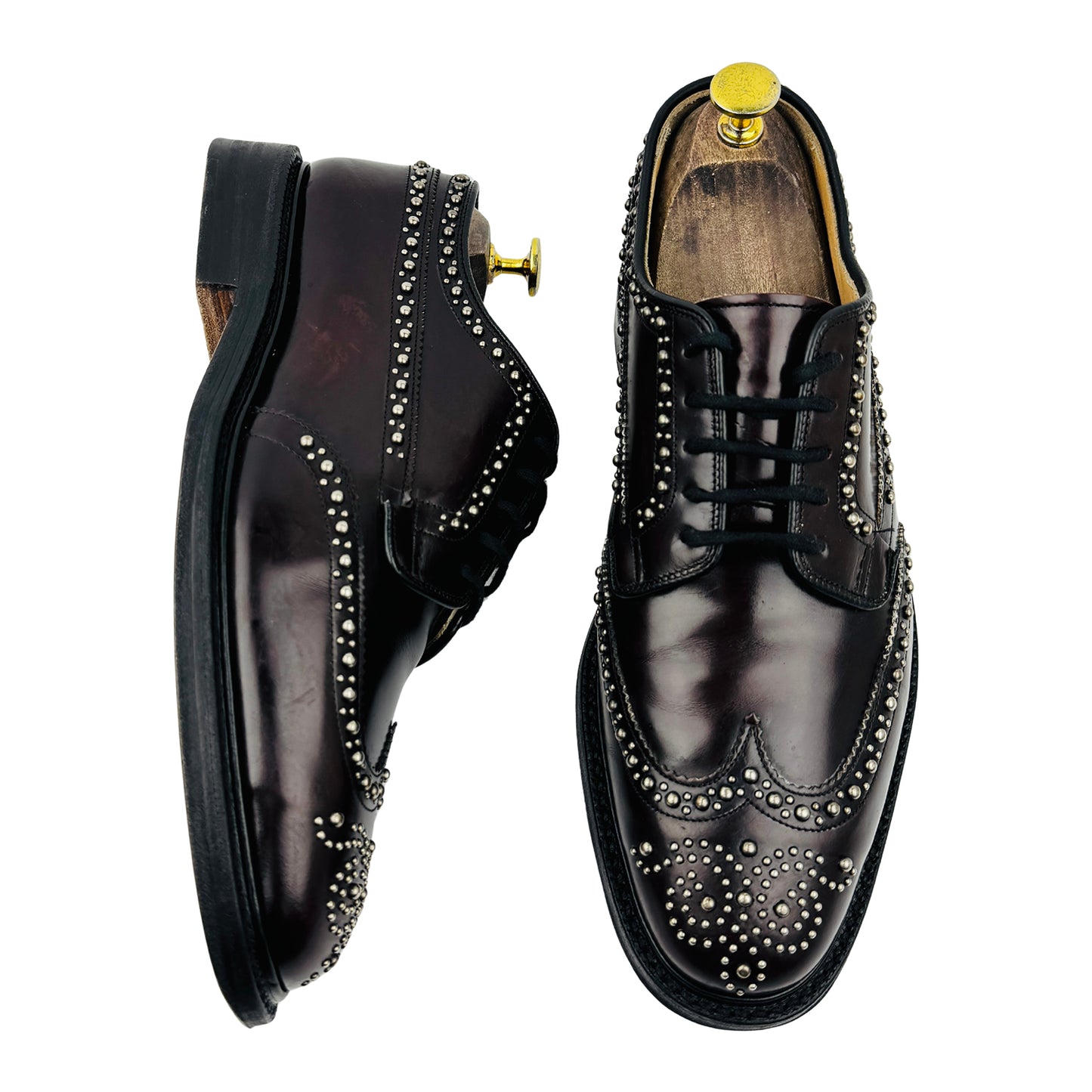 Church's Grafton Met Studded Brogue Shoes (Size 42)