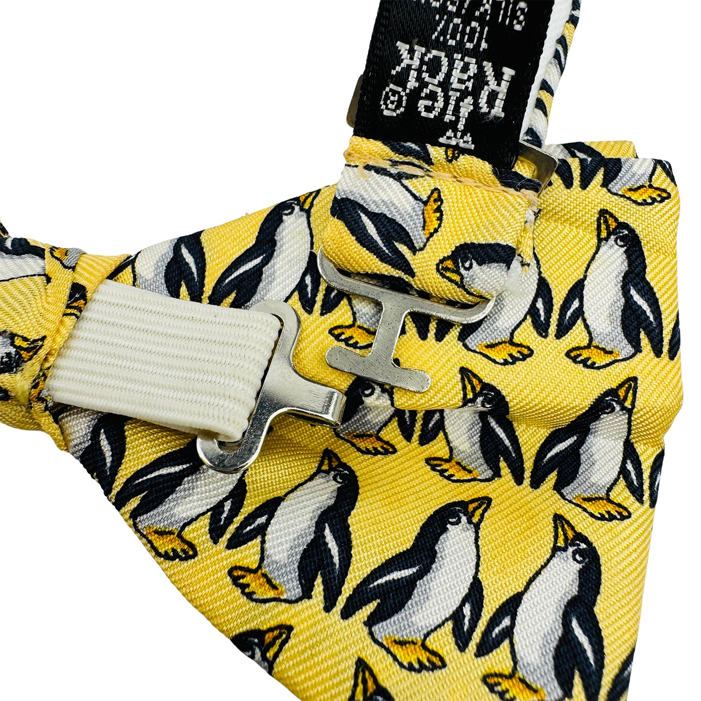 Tie Rack Yellow 'Animal Print' Silk Bow Tie (Size Regular)