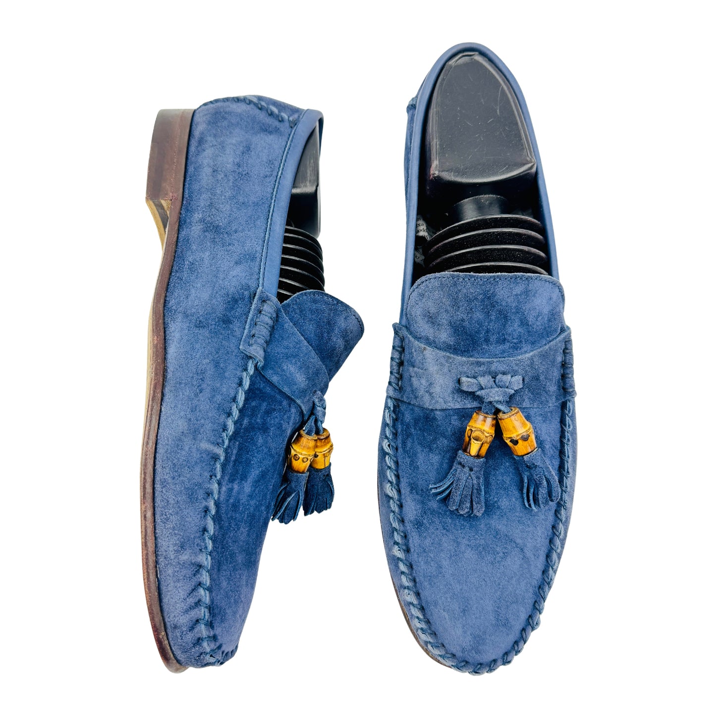 Gucci 'Indigo' Italian Suede Moccasins (Size 41/41.5) - 174324
