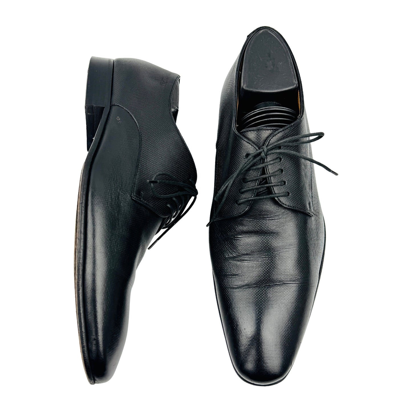 Hugo Boss Textured Leather Oxford Shoes (Size 40/40.5) - 50263062