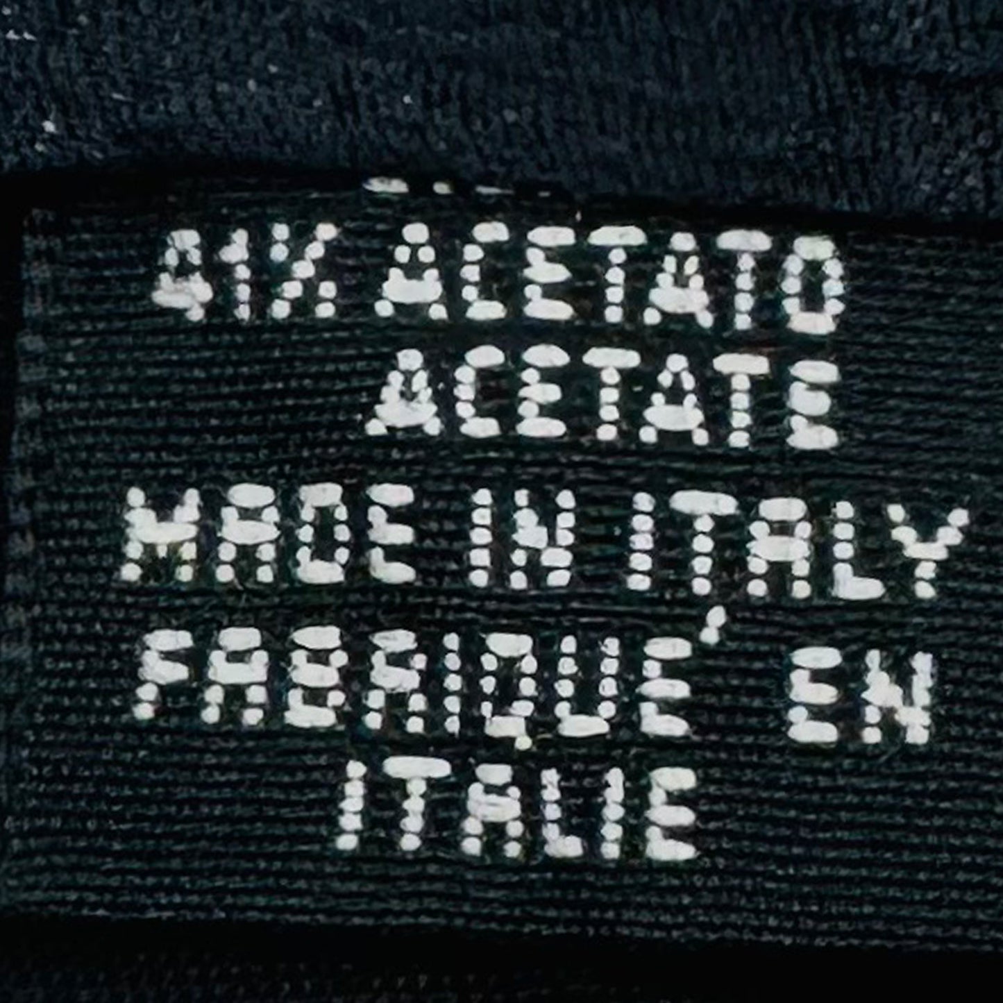 Giorgio Armani Dark Navy 'Beige Geometric Squares' Tie (Size Regular)