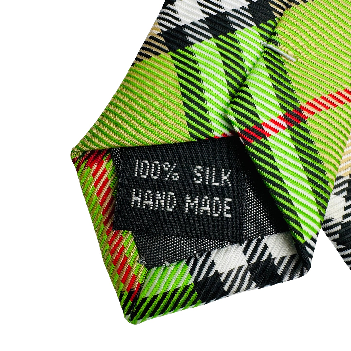 Burberry Bright Lime Green Silk Tie (Size Regular)