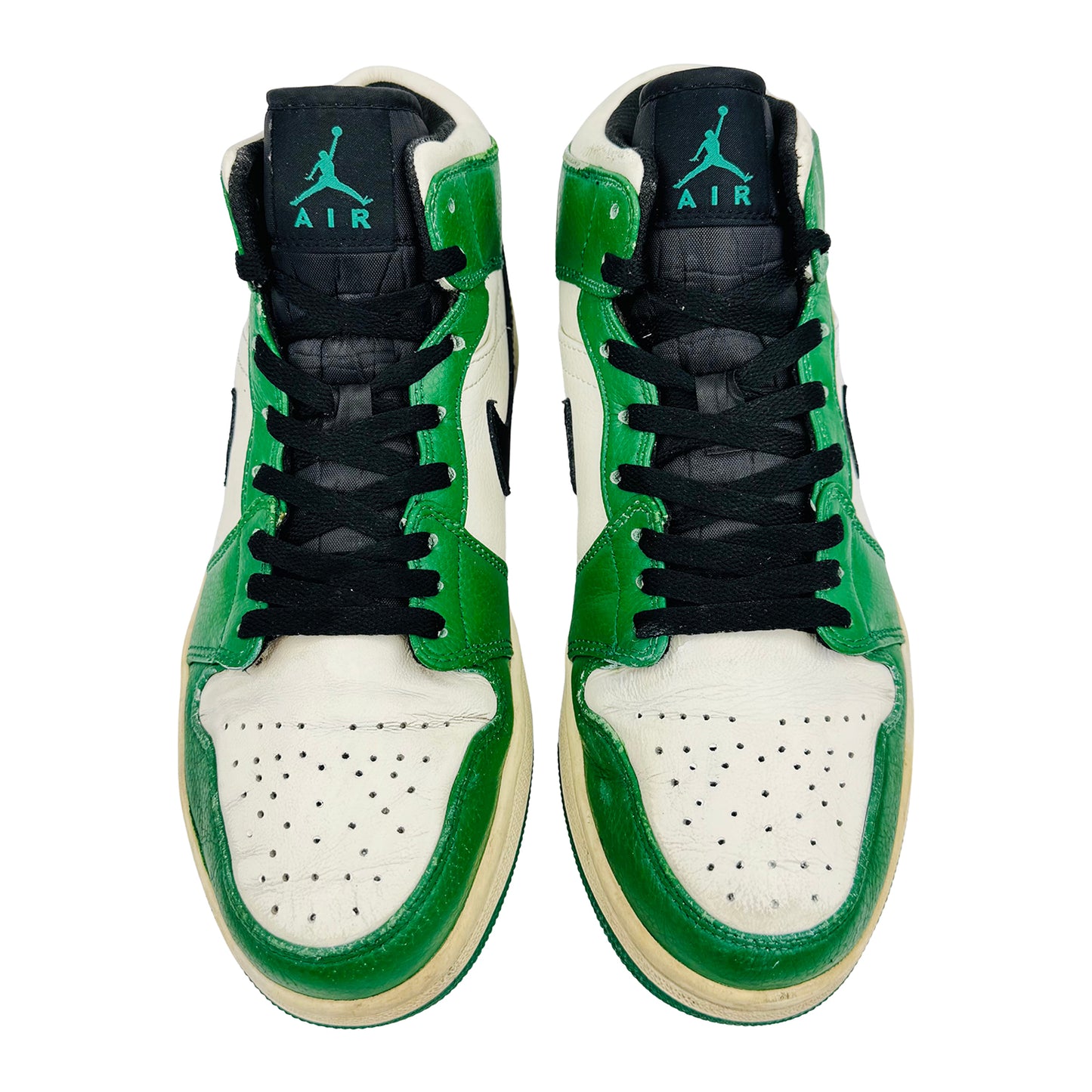 Nike Air Jordan 1 Mid 'Pine Green' Sneakers (Size 42.5) - 852542-301
