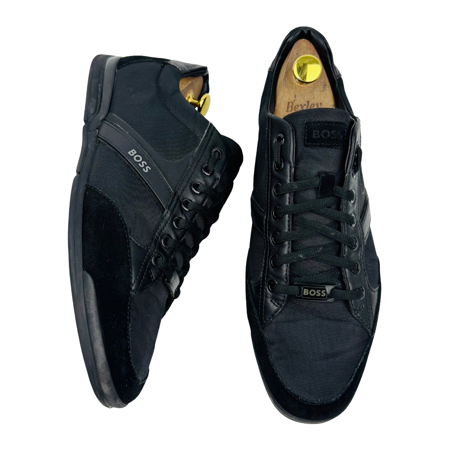 Hugo Boss Saturn Black Low-Top Sneakers (Size 43/43.5) - 50471235