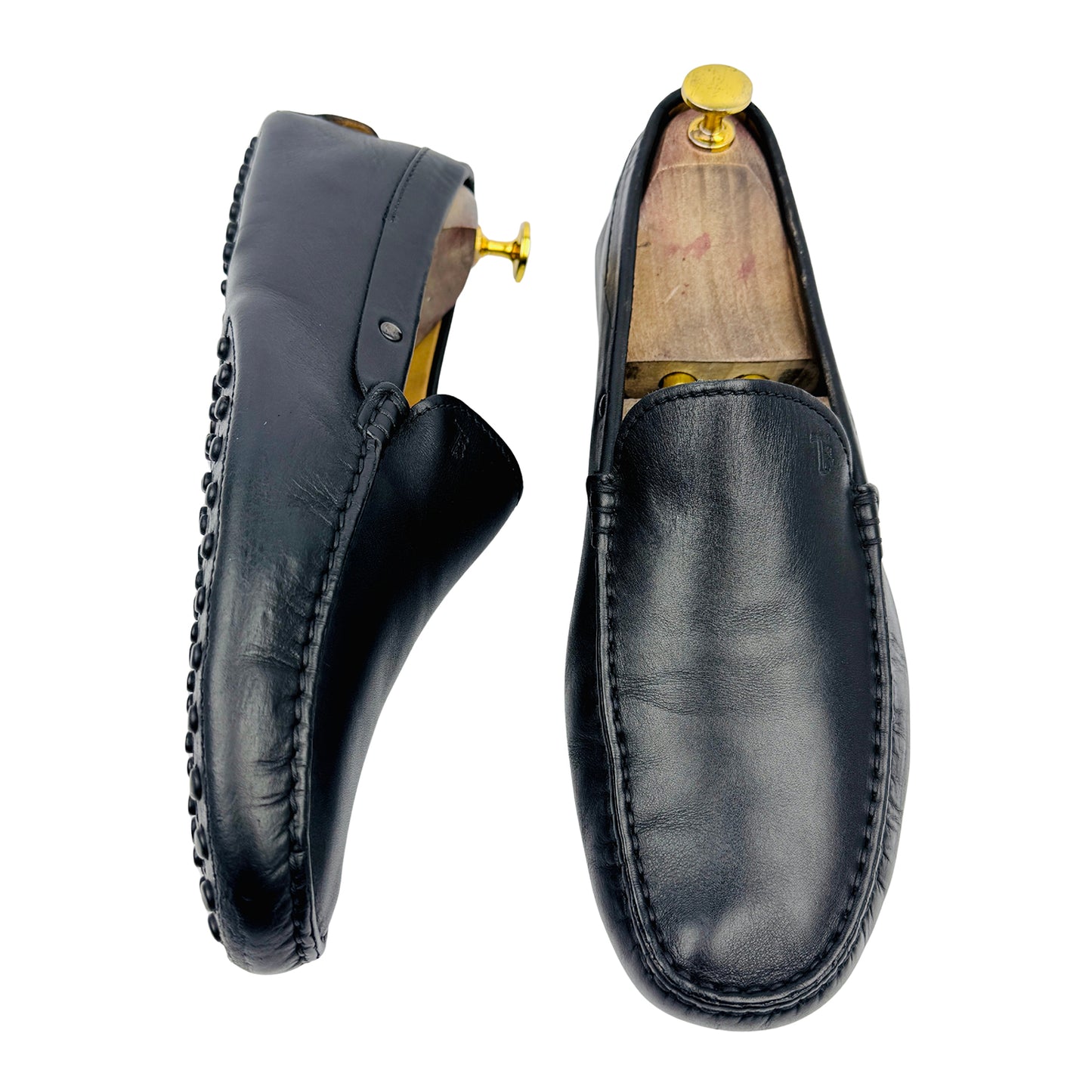 Tods Men's Leather Black Loafers (Size 42.5)