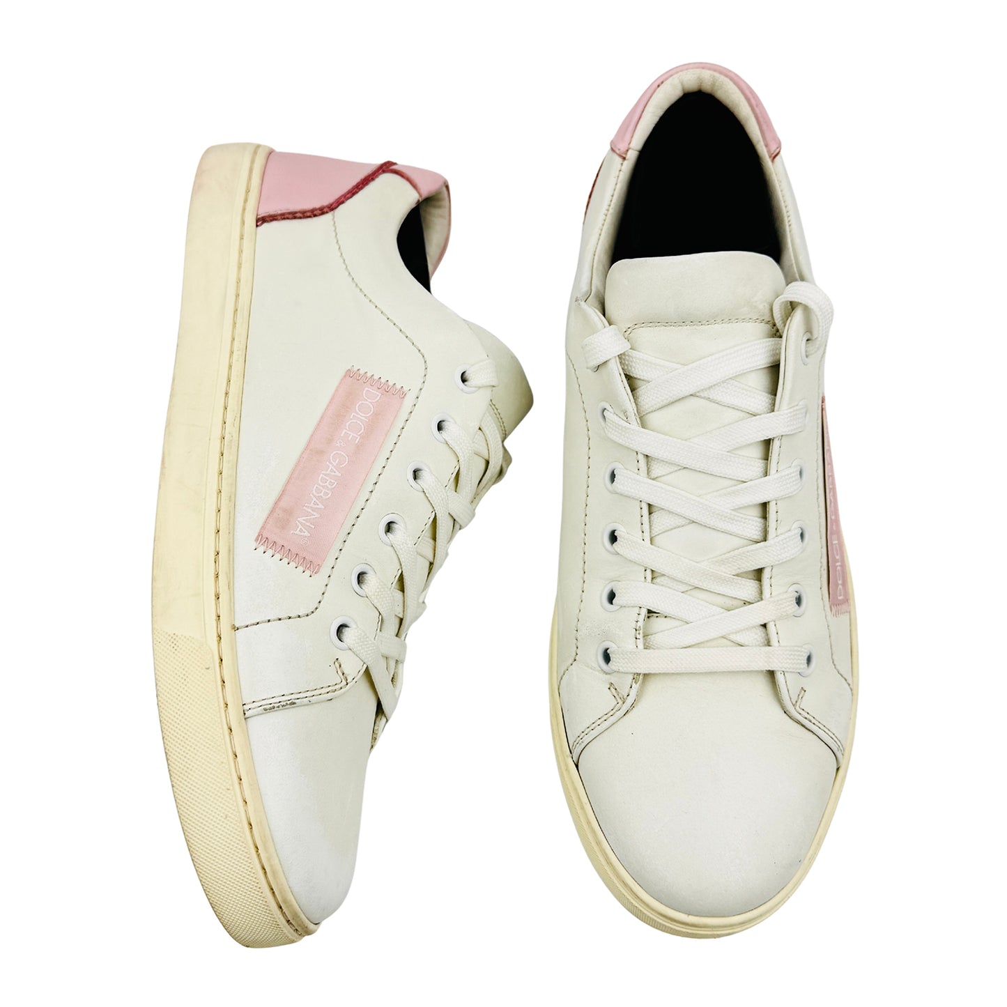 Dolce & Gabbana 'White Pink' Sneakers (Size 40) - CK0168