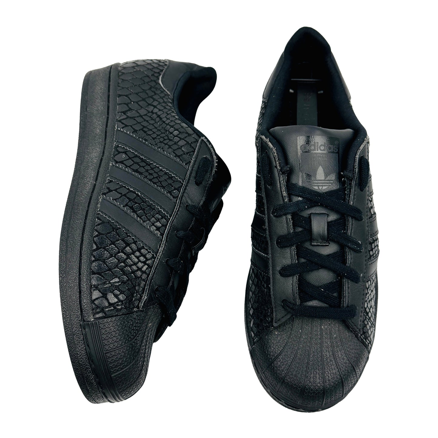 Adidas Superstar Core Black Sneakers (Size 37.5) - S75126