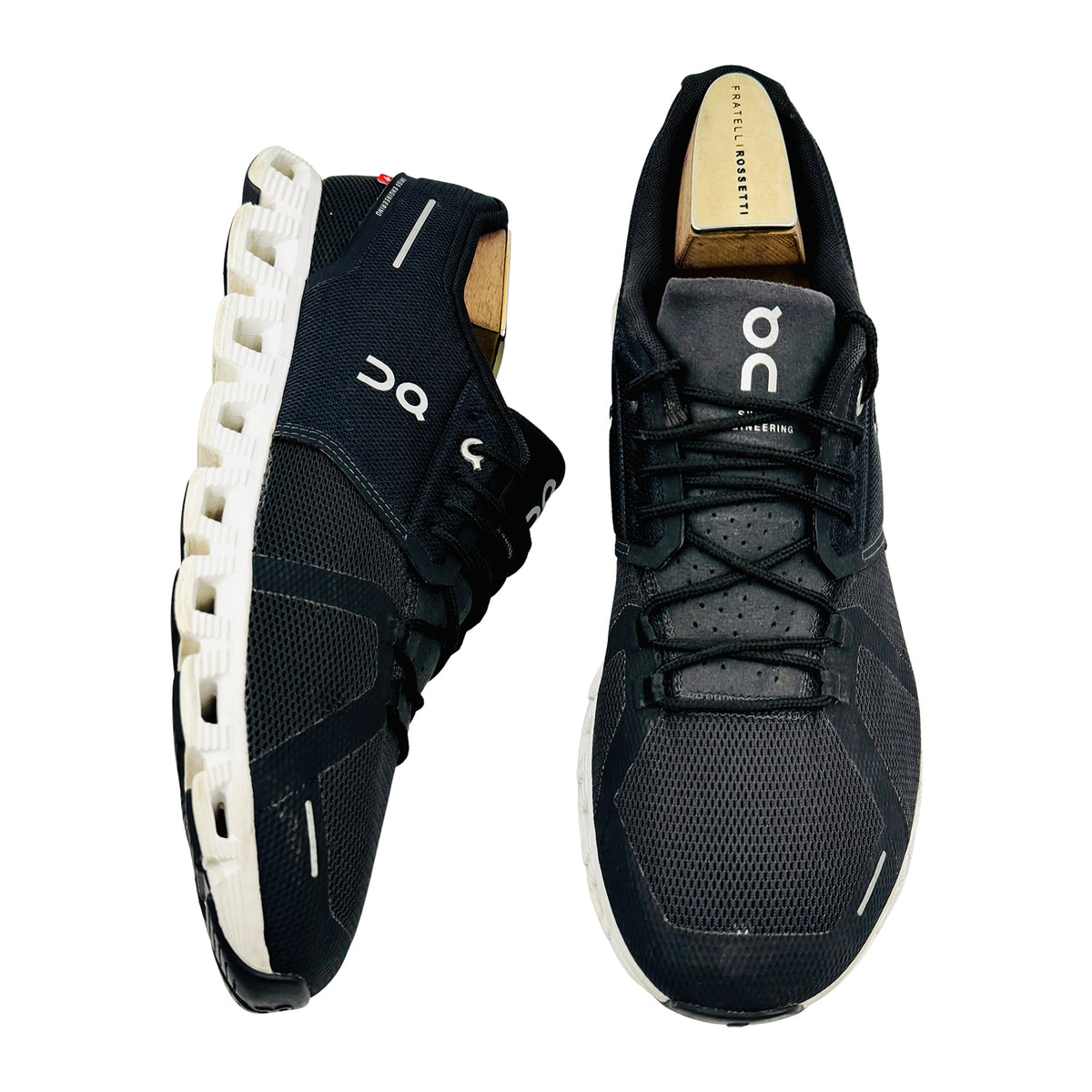 On Men's Cloud 5 'Black White' Shoes (Size 47) - 59.98919