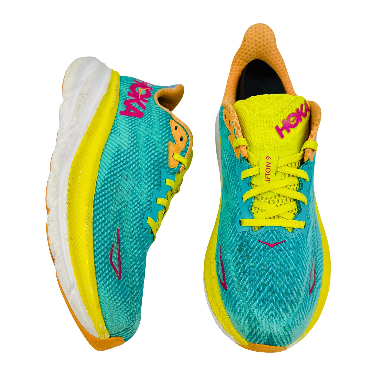 Hoka One One Clifton 9 Teal Shoes (Size 40.5) - 1132210 CEPR