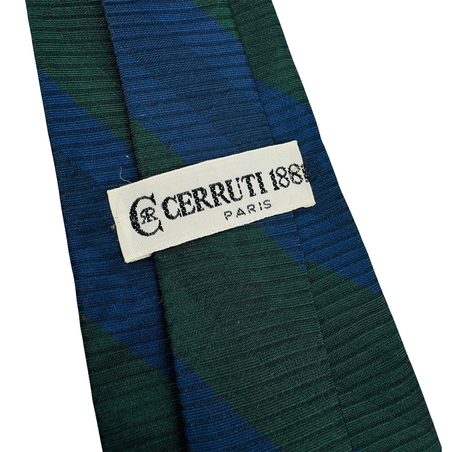 Cerruti 1881 Paris Navy 'Striped Pattern' Tie (Size Regular)