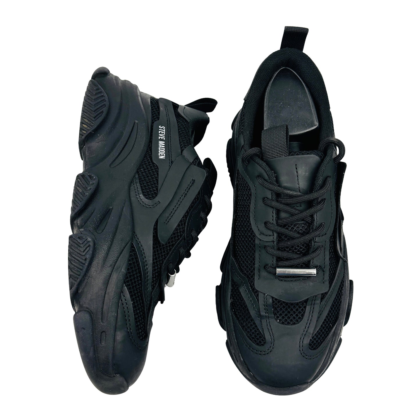 Steve Madden Possession-E Black Shoes (Size 40)