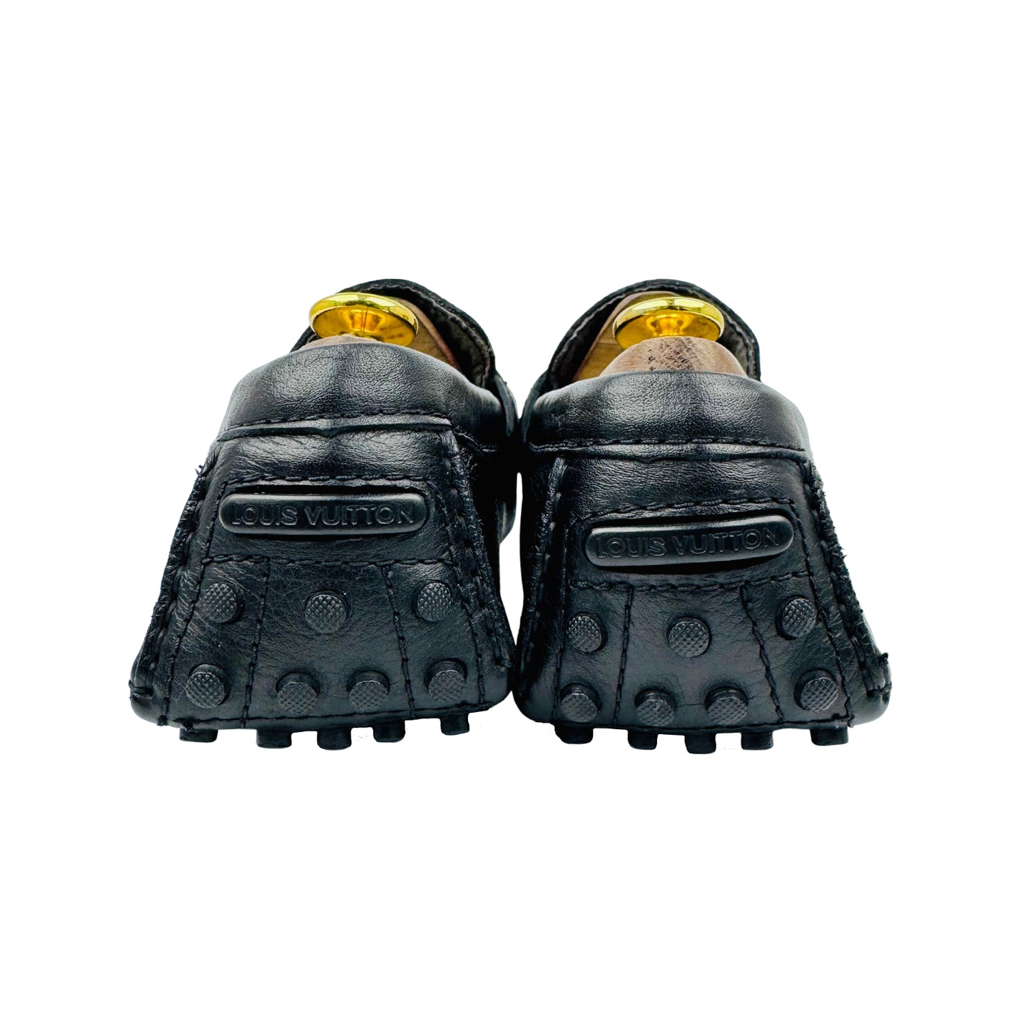 Louis Vuitton Hockenheim Black Leather Loafers (Size 42.5)