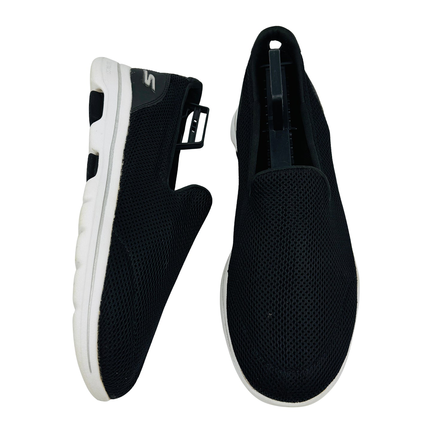 Skechers GOwalk 5 'Black White' Shoes (Size 39) - 15901 BKW