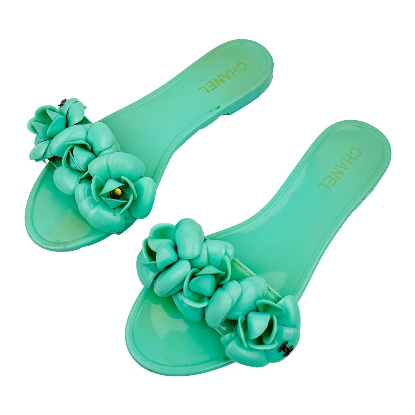 Chanel Women's Jelly Sandal Slides (Size 35/35.5)