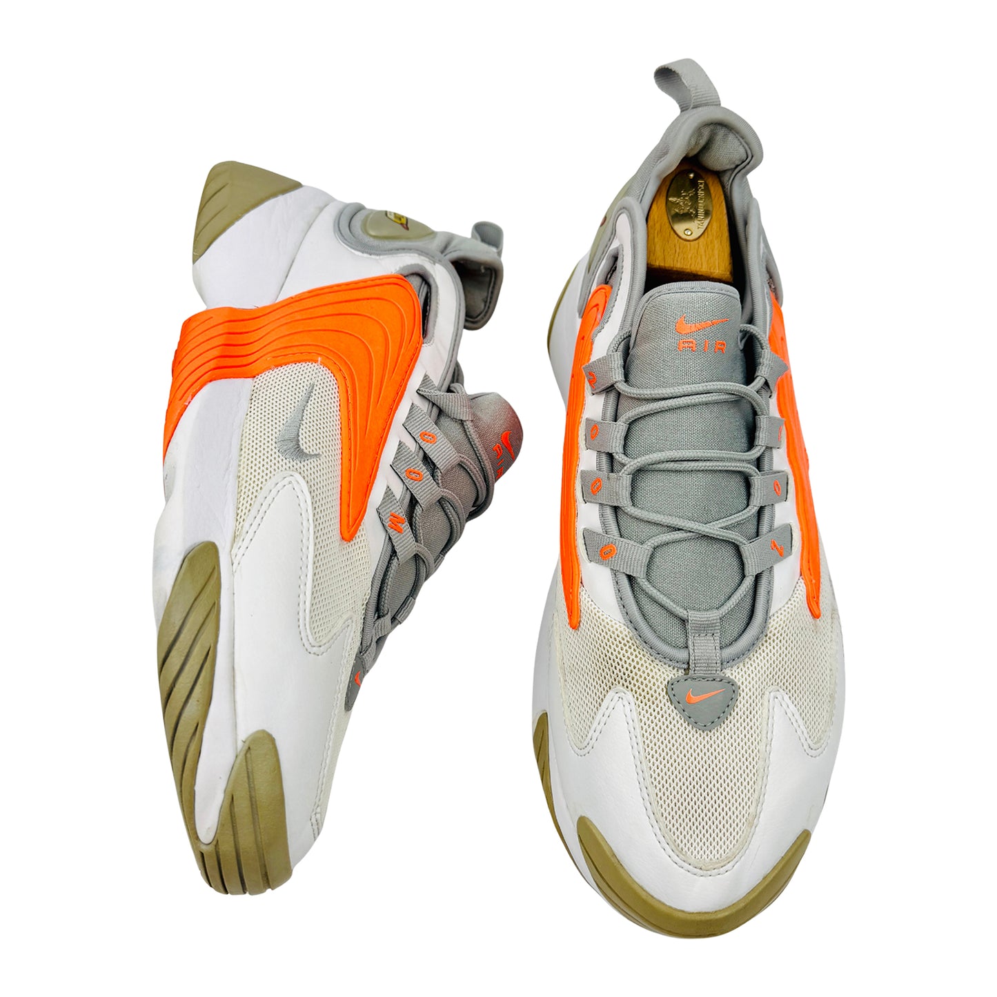 Nike Zoom 2K 'White Total Orange' Sneakers (Size 43) - CW2372-100