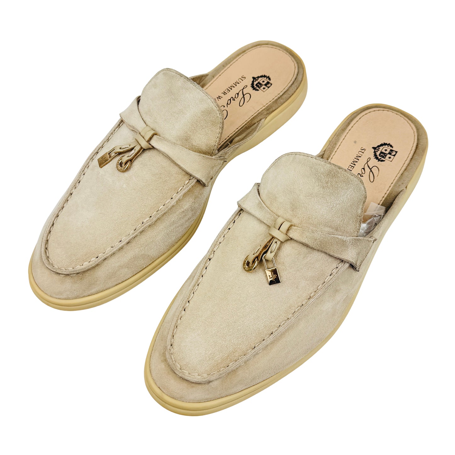 Loro Piana Babouche Charms Walk Mules (Size 41) - H 18068