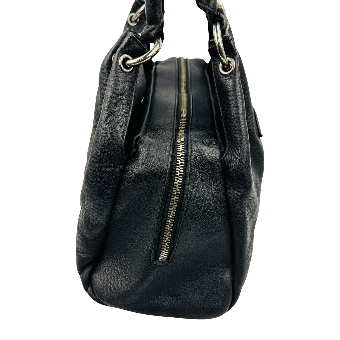 Chanel CC Cup Black Cavier Leather Tote Bag