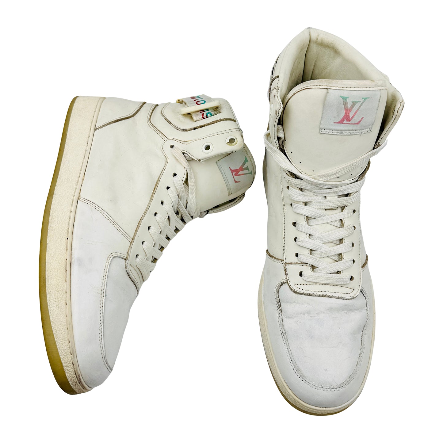 Louis Vuitton Men's Rivoli High Top Sneakers (Size 42)